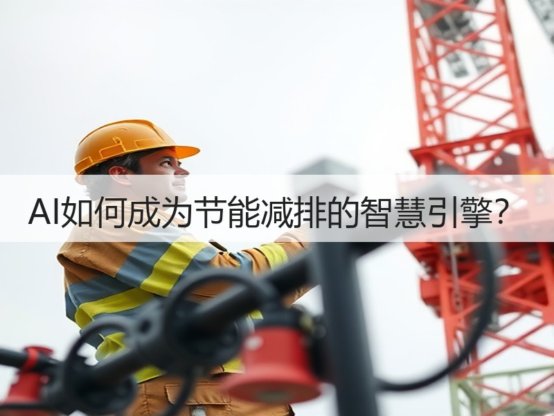 AI如何成为节能减排的智慧引擎？