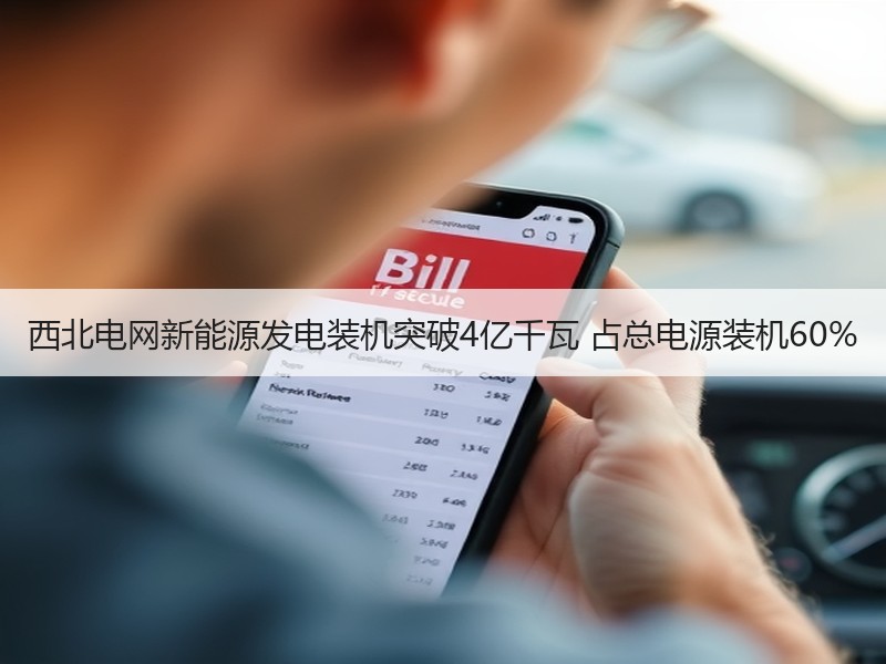 西北电网新能源发电装机突破4亿千瓦 占总