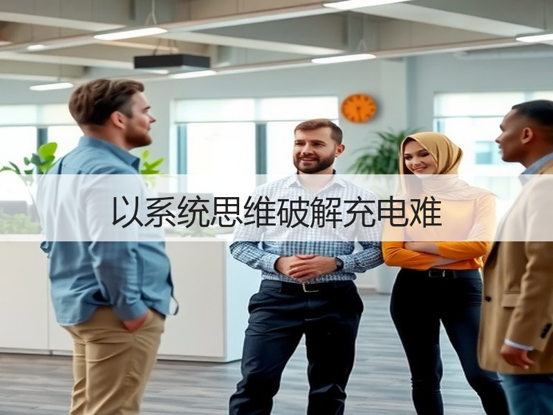 以系统思维破解充电难