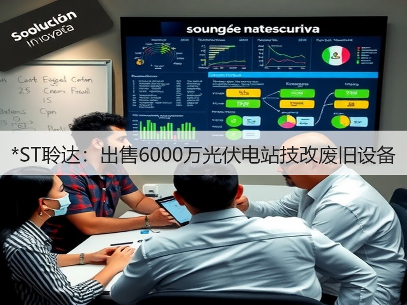 *ST聆达：出售6000万光伏电站技改废
