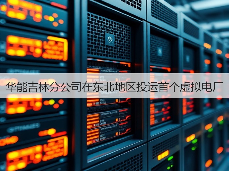 华能吉林分公司在东北地区投运首个虚拟电厂