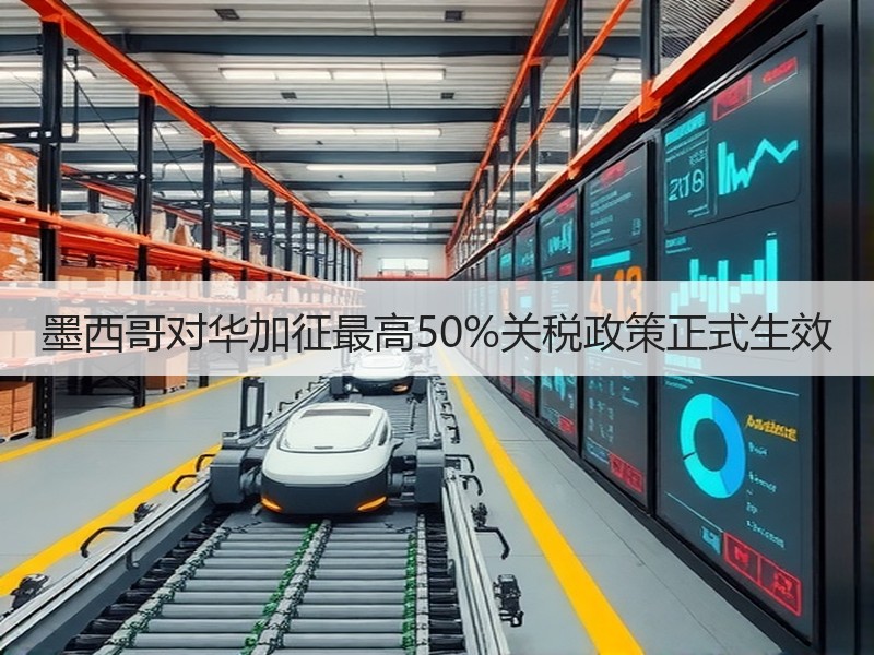 墨西哥对华加征最高50%关税政策正式生效