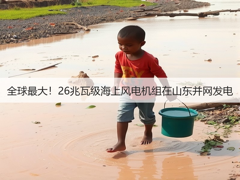 全球最大！26兆瓦级海上风电机组在山东并