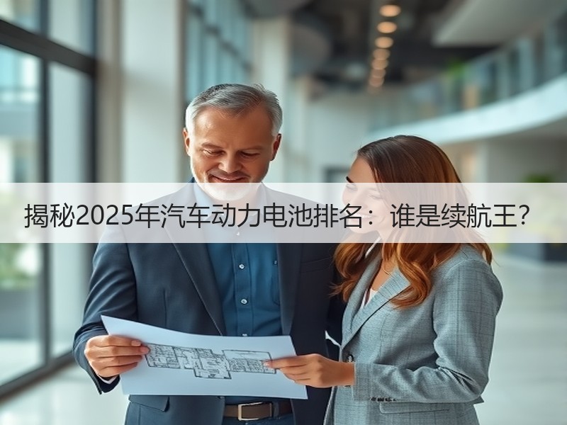 揭秘2025年汽车动力电池排名：谁是续航