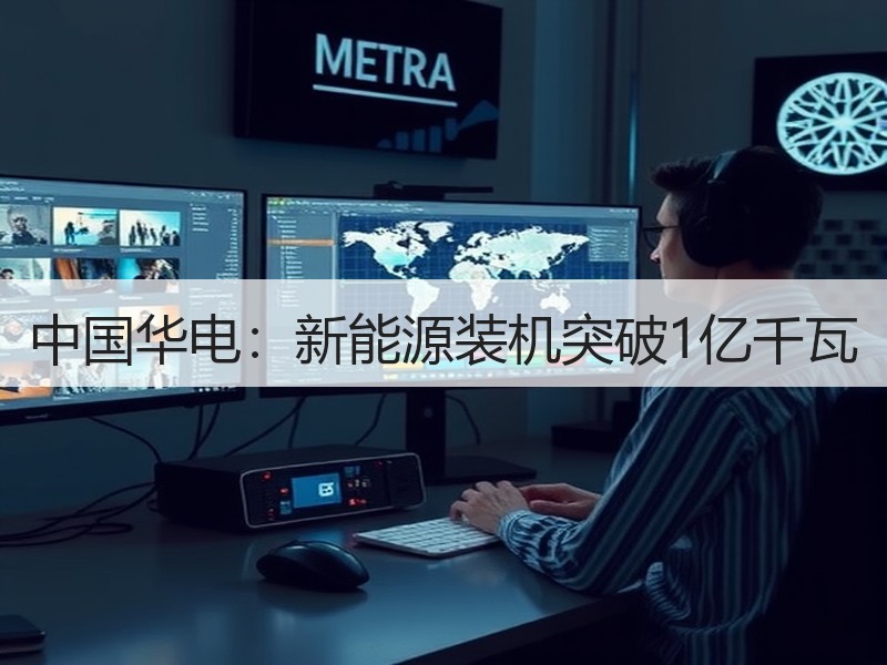 中国华电：新能源装机突破1亿千瓦