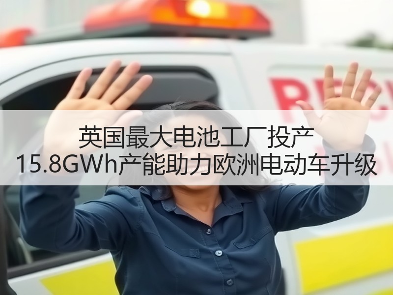 英国最大电池工厂投产 15.8GWh产能