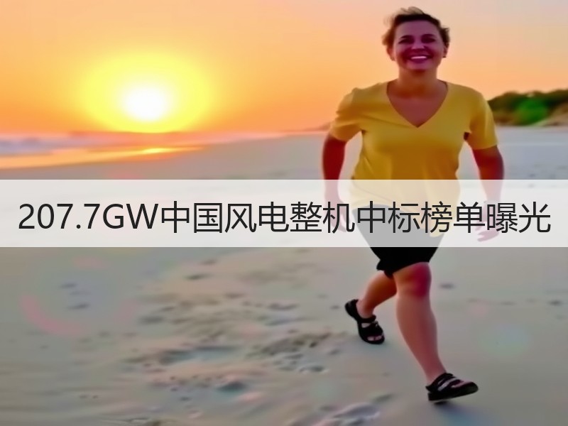 207.7GW中国风电整机中标榜单曝光
