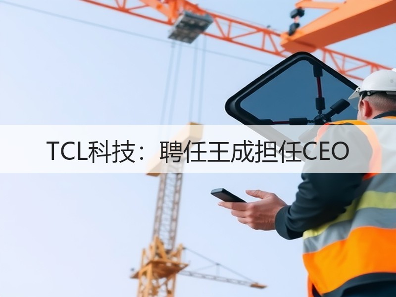 TCL科技：聘任王成担任CEO