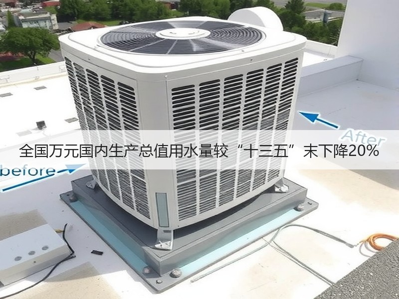 全国万元国内生产总值用水量较“十三五”末