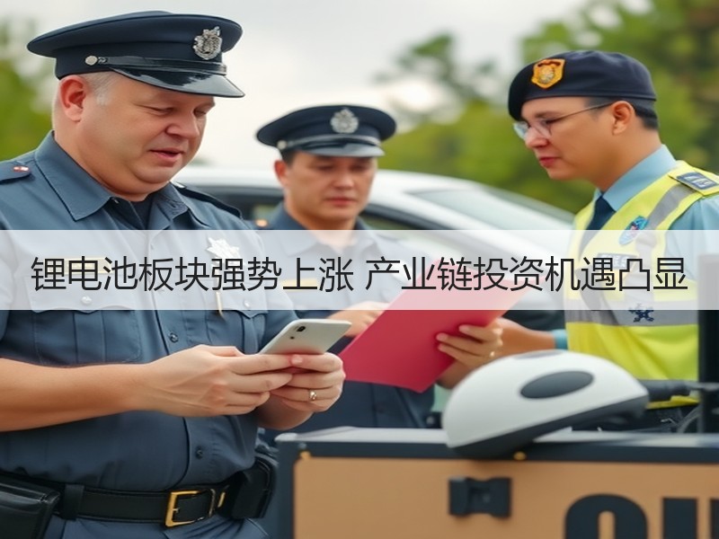 锂电池板块强势上涨 产业链投资机遇凸显