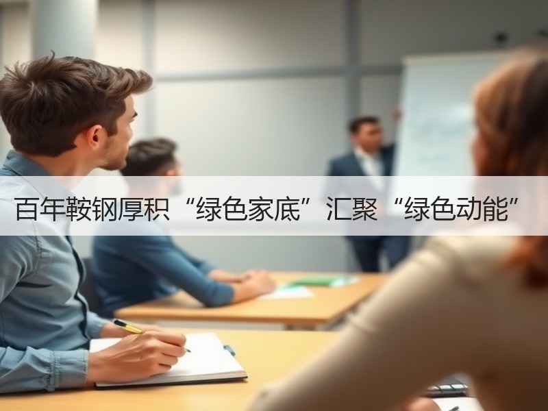 百年鞍钢厚积“绿色家底”汇聚“绿色动能”