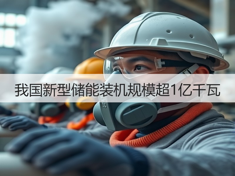 我国新型储能装机规模超1亿千瓦