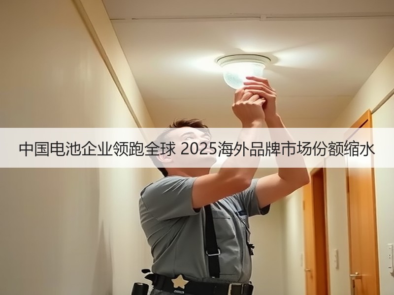 中国电池企业领跑全球 2025海外品牌市