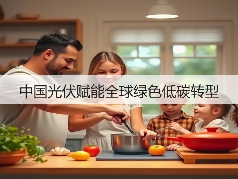 中国光伏赋能全球绿色低碳转型