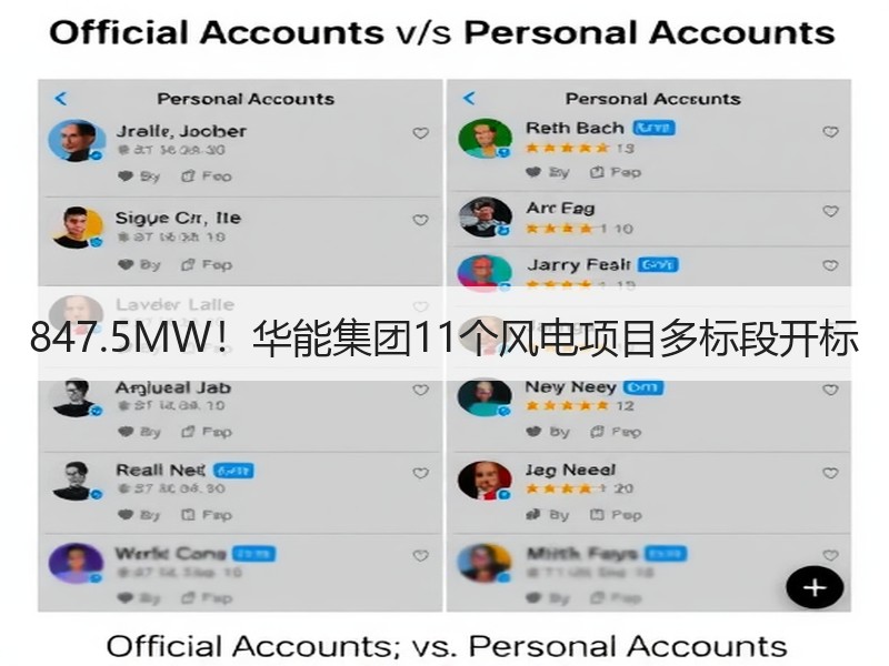 847.5MW！华能集团11个风电项目多