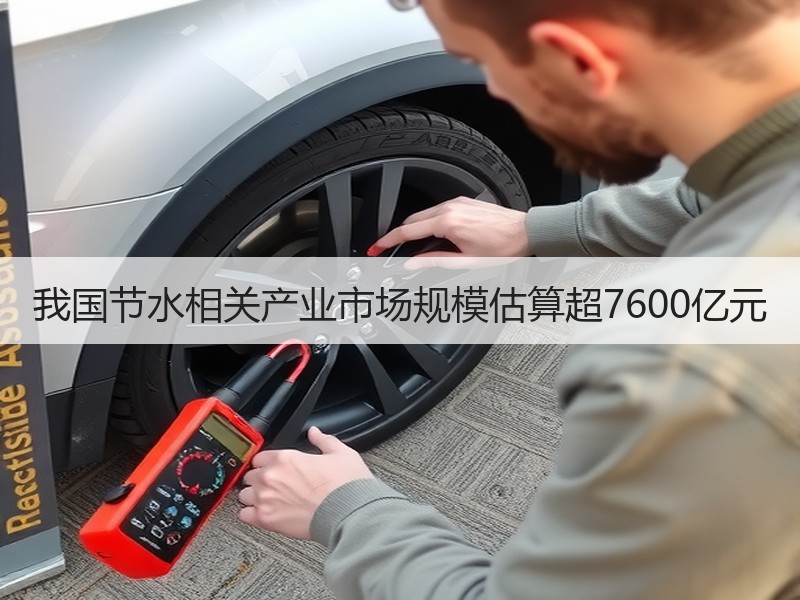 我国节水相关产业市场规模估算超7600亿