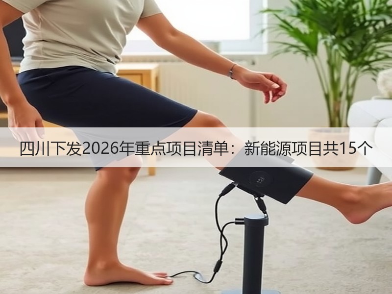 四川下发2026年重点项目清单：新能源项