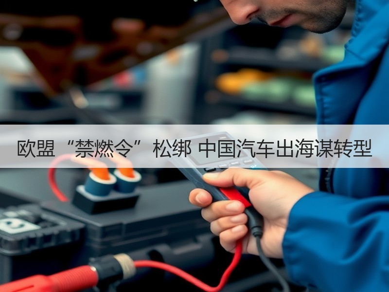 欧盟“禁燃令”松绑 中国汽车出海谋转型