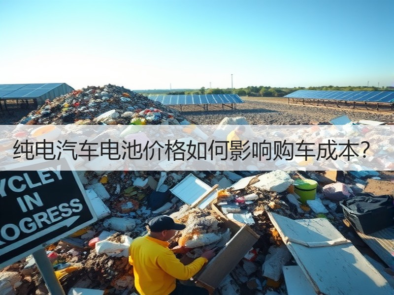 纯电汽车电池价格如何影响购车成本？