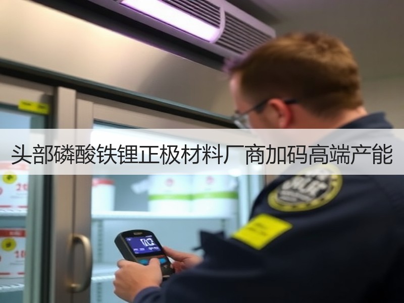 头部磷酸铁锂正极材料厂商加码高端产能