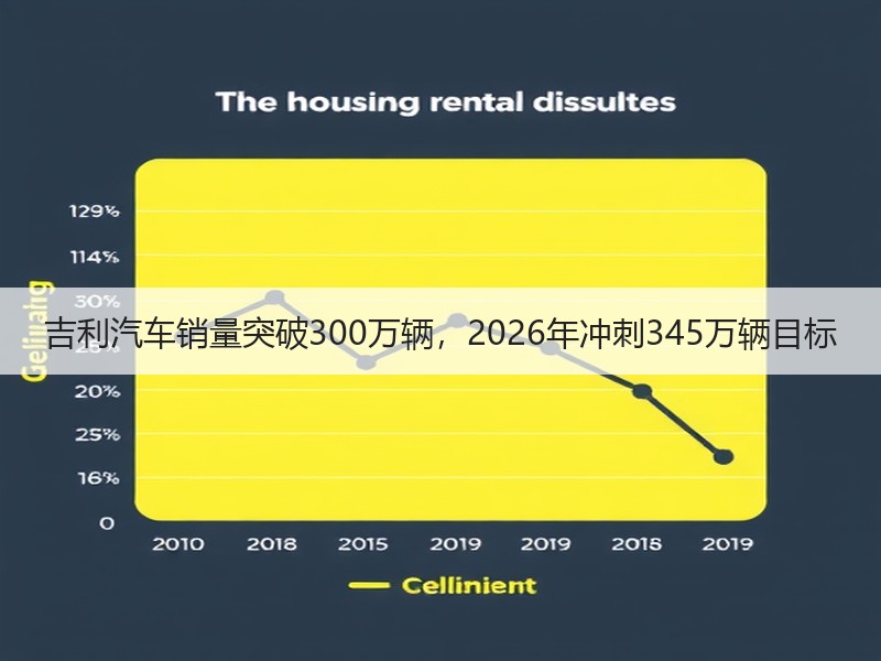 吉利汽车销量突破300万辆，2026年冲