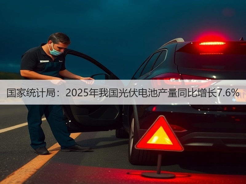 国家统计局：2025年我国光伏电池产量同