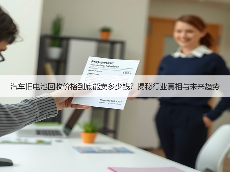 汽车旧电池回收价格到底能卖多少钱？揭秘行