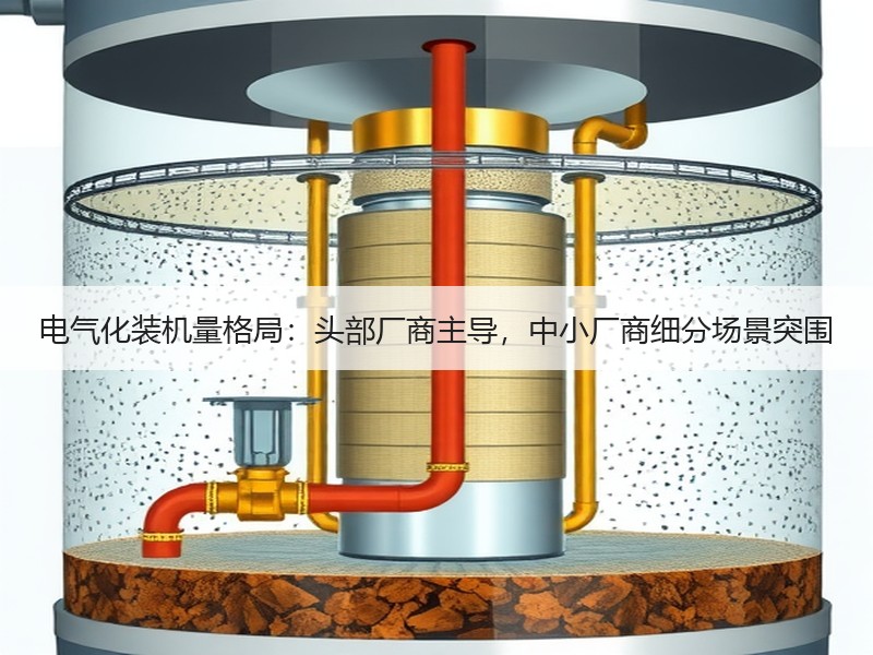 电气化装机量格局：头部厂商主导，中小厂商