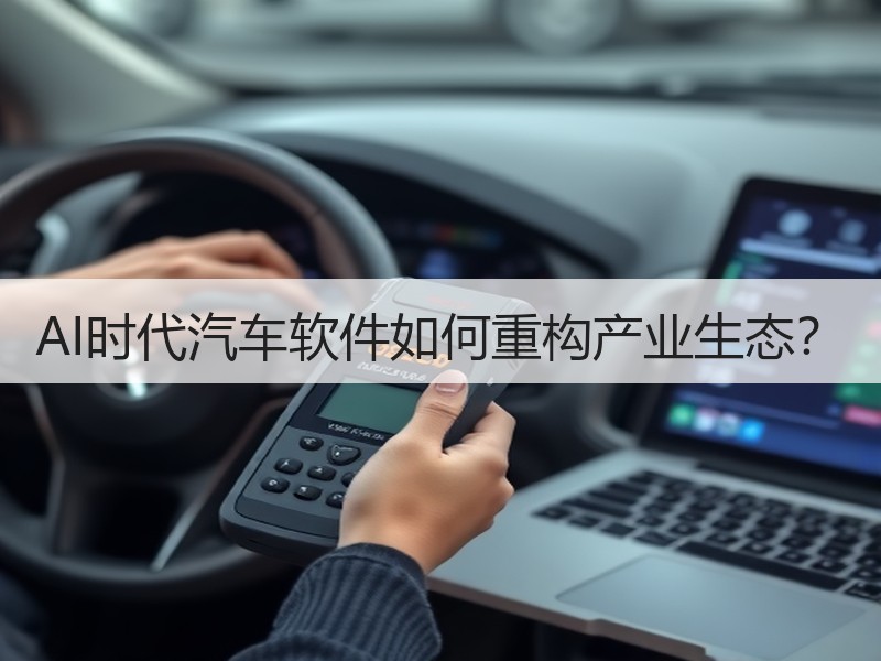 AI时代汽车软件如何重构产业生态？