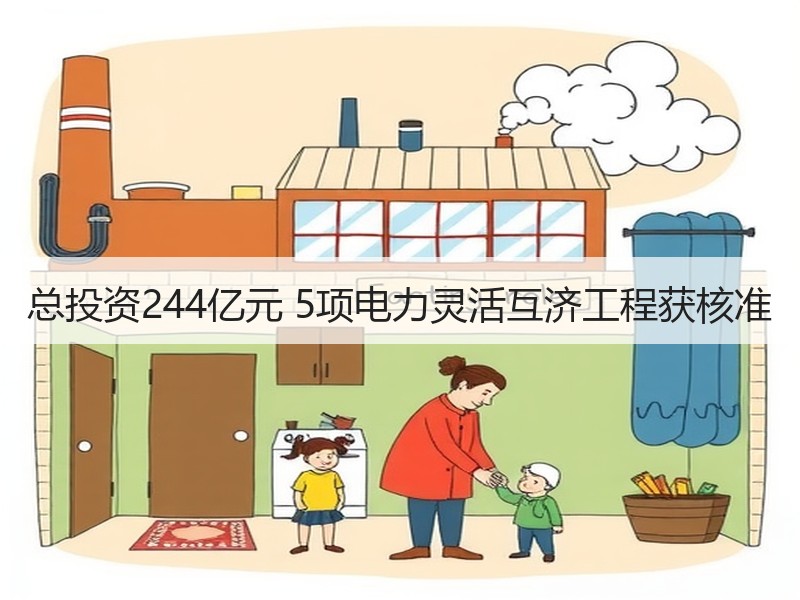 总投资244亿元 5项电力灵活互济工程获