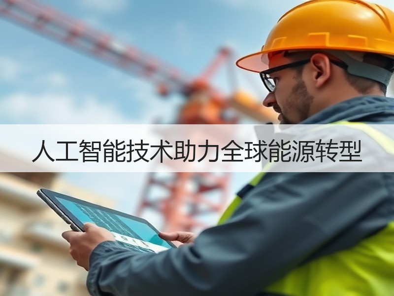 人工智能技术助力全球能源转型