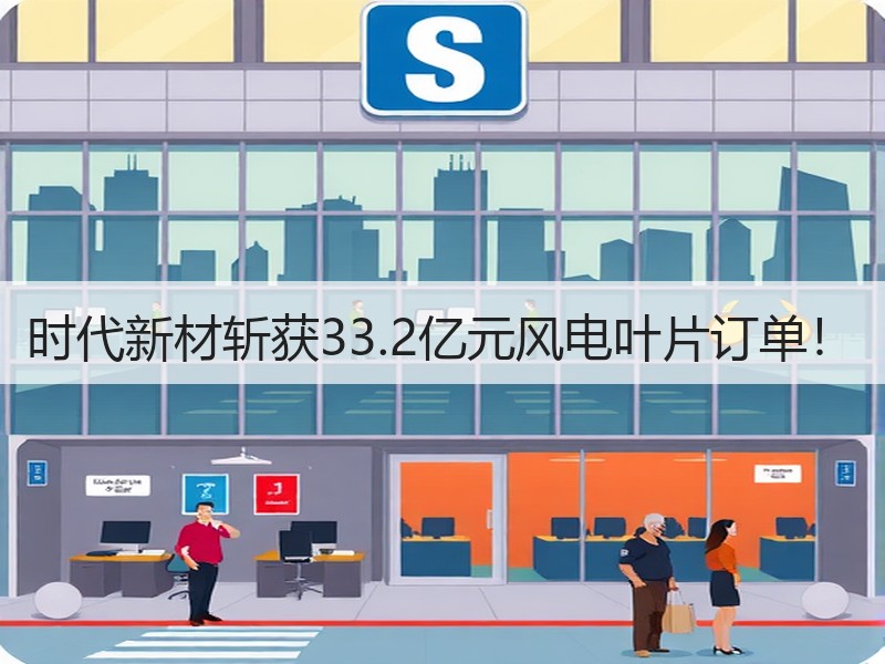 时代新材斩获33.2亿元风电叶片订单！