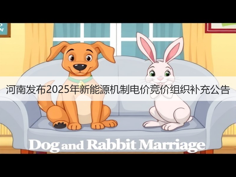 河南发布2025年新能源机制电价竞价组织