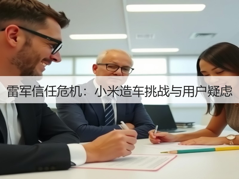 雷军信任危机：小米造车挑战与用户疑虑
