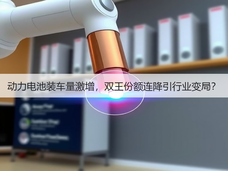 动力电池装车量激增，双王份额连降引行业变