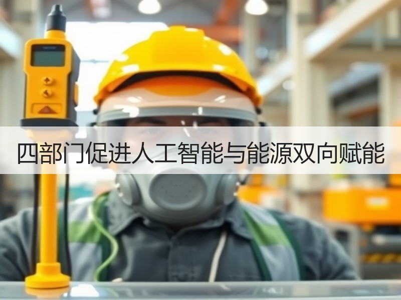 四部门促进人工智能与能源双向赋能