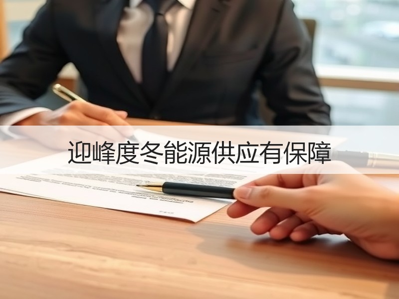 迎峰度冬能源供应有保障