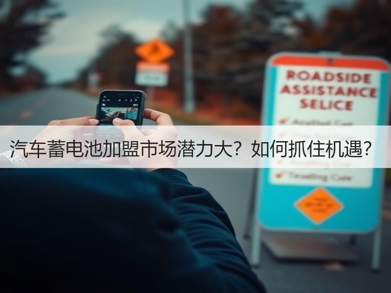 汽车蓄电池加盟市场潜力大？如何抓住机遇？