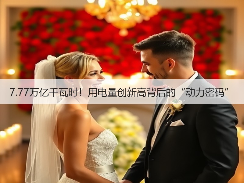 7.77万亿千瓦时！用电量创新高背后的“
