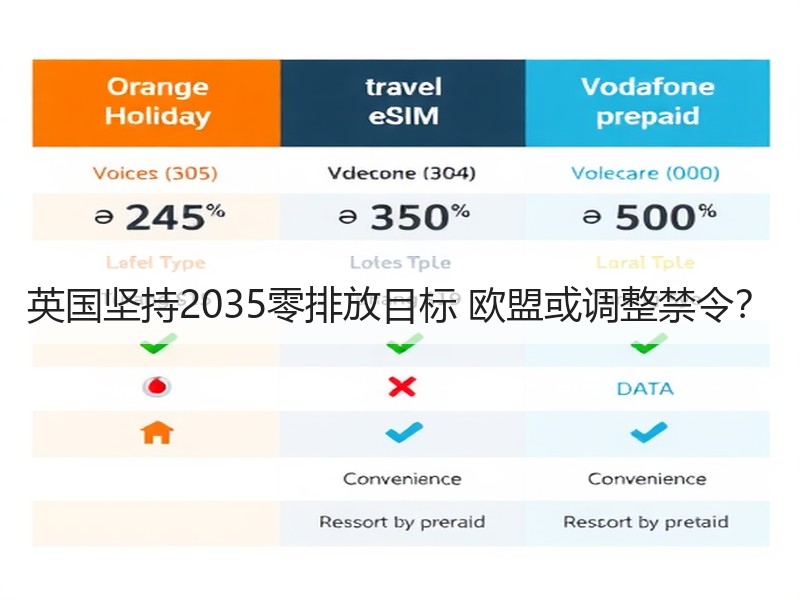 英国坚持2035零排放目标 欧盟或调整禁