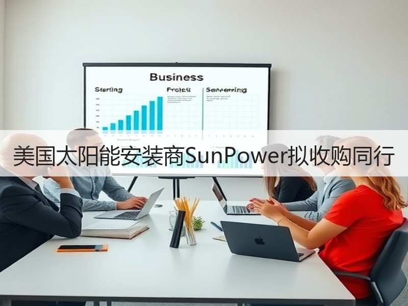 美国太阳能安装商SunPower拟收购同