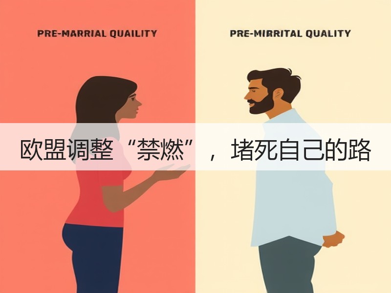 欧盟调整“禁燃”，堵死自己的路