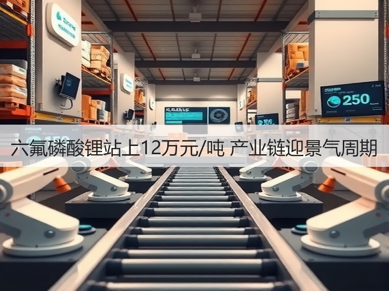 六氟磷酸锂站上12万元/吨 产业链迎景气