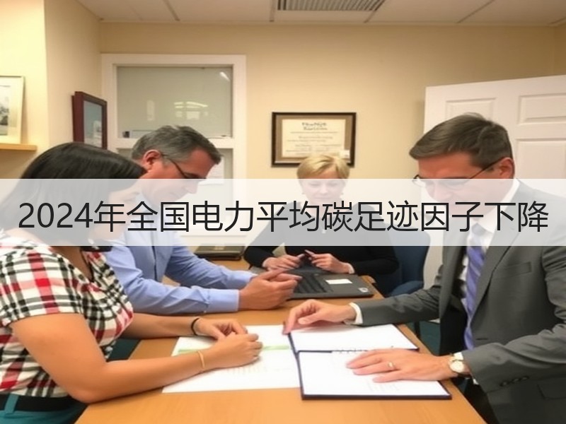 2024年全国电力平均碳足迹因子下降