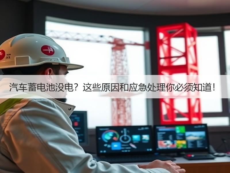 汽车蓄电池没电？这些原因和应急处理你必须