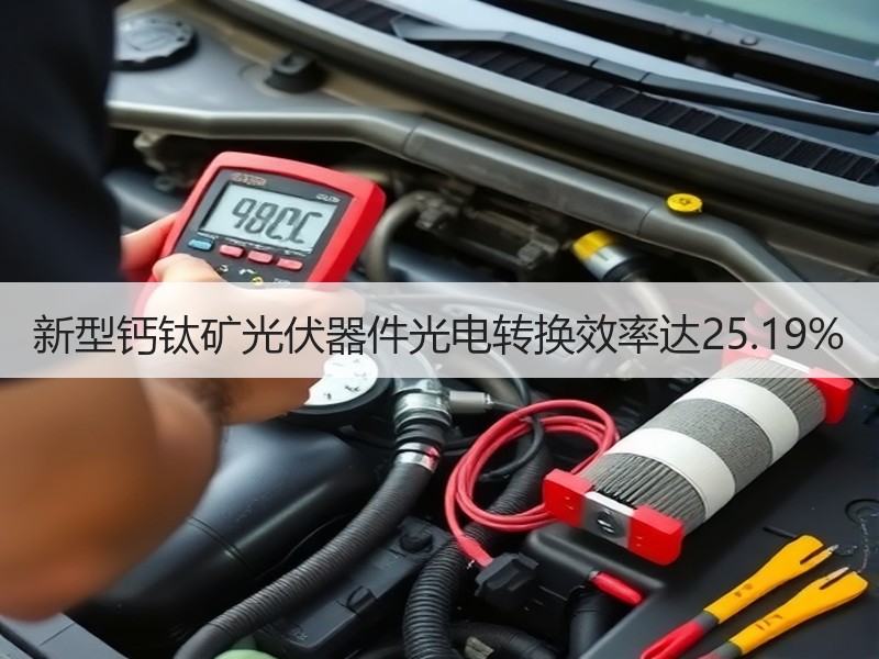 新型钙钛矿光伏器件光电转换效率达25.1