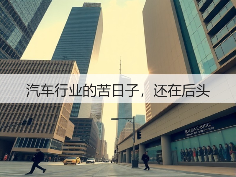 汽车行业的苦日子，还在后头