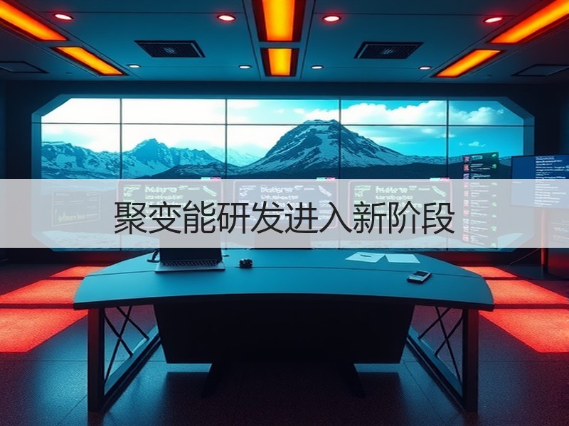 聚变能研发进入新阶段