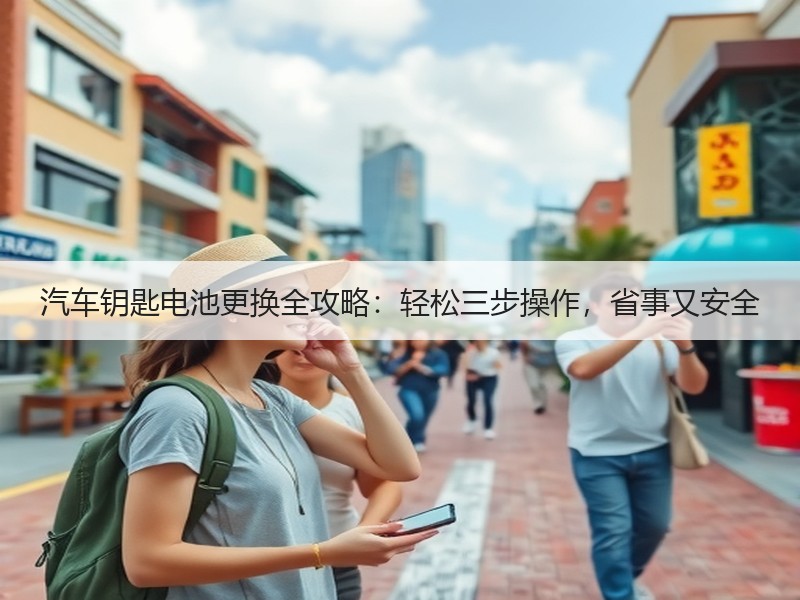 汽车钥匙电池更换全攻略：轻松三步操作，省