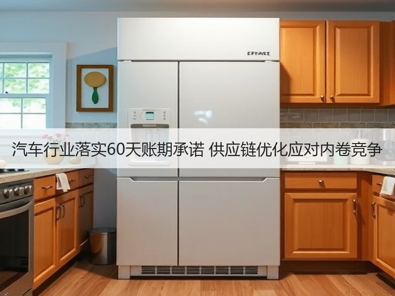 汽车行业落实60天账期承诺 供应链优化应